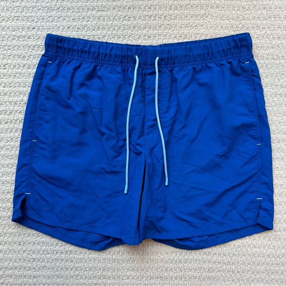 Duluth Trading Co Other - Duluth Trading Co Royal Blue Athletic Men's Shorts with Light Blue Drawstring